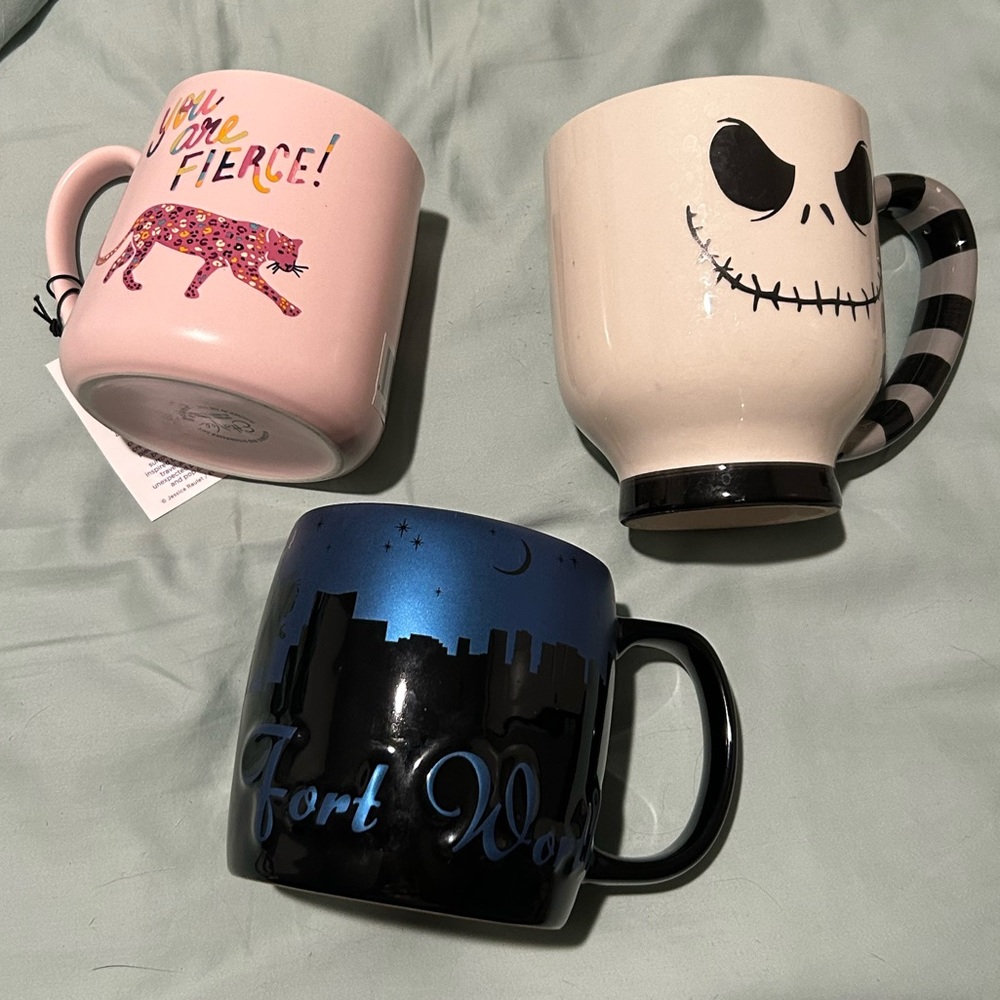 Random assortment of mugs